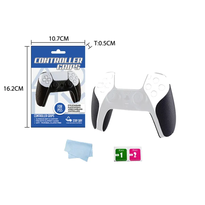 Professional%20Textured%20Soft%20Rubber%20Handle%20Grips%20for%20PlayStation%205%20PS5%20Controller%20Tetuo%20-%20Image%202