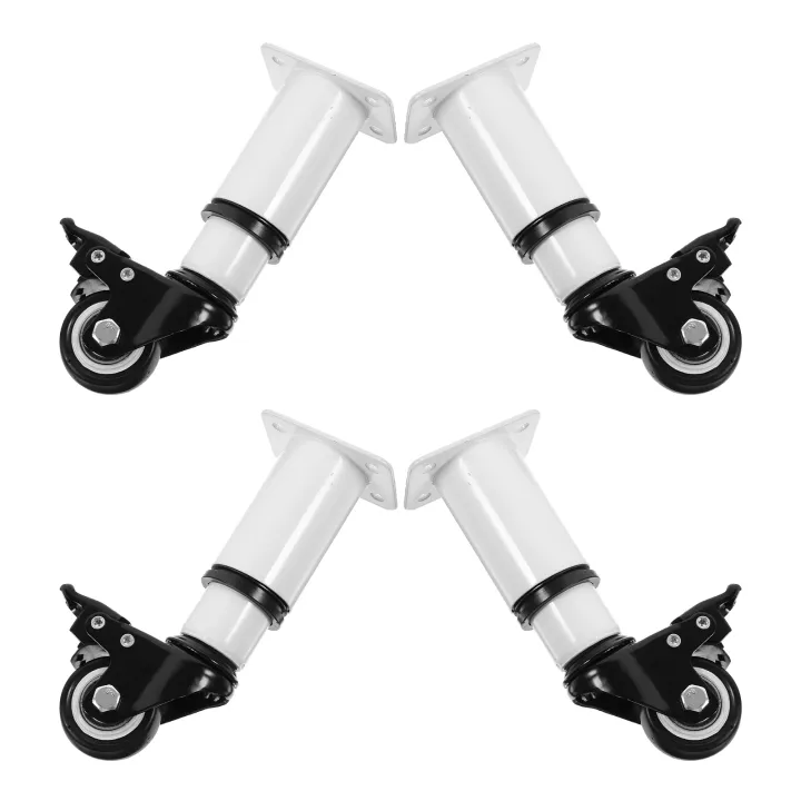 4%20Pcs%20Adjustable%20Furniture%20Legs%20Coffee%20Metal%20for%20Caster%20Wheels%20Bed%20Support%20Can%20Move%20-%20Image%203