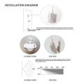 External Antenna Wireless PIR Sensor 433MHz EV1527 PIR Motion Sensor Detector for Gsm Pstn Home Security Alarm.