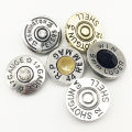 MN2070 shell 12 GA 9mm luger Metal Snap Button For Bracelet ( fit 18mm Snap Jewelry ). 