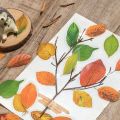 40PCS Green Leaf Maple Leaves Leaf Stickers Nature PET Scrapbook Stickers DIY Style Diary Stickers Album Journal. 