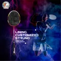 Lining Badminton Racket with customized strung.