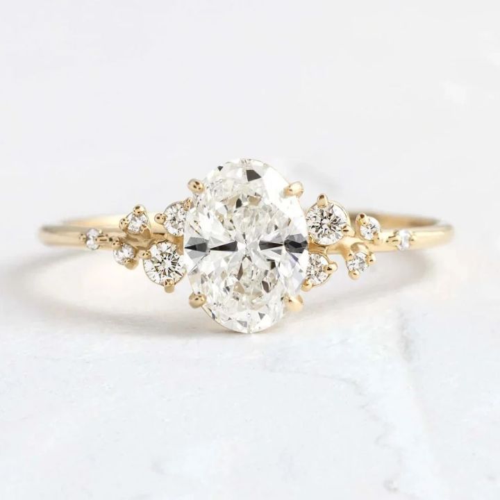 Birthstone birthday refers to 925 tail moissanite ring t 3ct chicken 1ct 2c sterling silver zircon ring ladies gemstone jewelry memorial giftcosplay