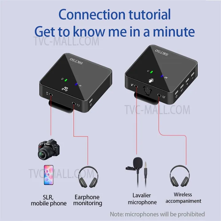 SK750%20Wireless%20Lavalier%20Microphone%20for%20Phone%20DSLR%20Camera%20Smartphone%202.4GHz%20Wireless%20Mic%20Recording%20for%20Vlog%20-%20Image%204
