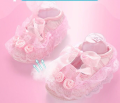 Baby Girsl Sequins Princess Shoes Newborn Baby Girl Crib Shoes. 