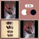 24pcs Blue Snake Pattern False Nails Cool Punk Style Wearable Long Coffin Ballet Artificial Nail Tip Press on Nail. 