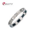 EBUTY Men's Bracelets Magnetic Chain Link Bracelet Luxury Fashion Health Care Jewelry With Hook Buckle Clasp Therapy Bangles. 