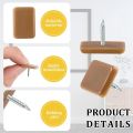 JAERBEE Tack-in Drawer Glides Drawer Track Glide for Repairing Dressers, Making All the Drawers Slide Smoothly and Evenly 30Pcs. 