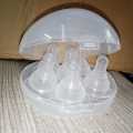 Baby Silicone Nipple Soft Silicone -6pcs With Box.