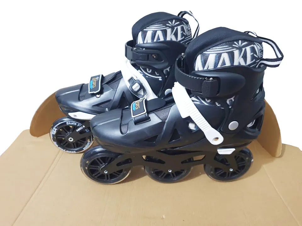 Inline Roller skate Shoes- Wheel/100mm Wheel-size-L (39-42