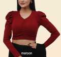 Fashionable Cotton Full hata Crop Tops Blouse for Women.
