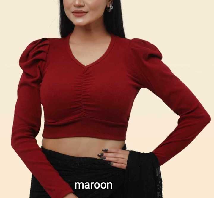 Fashionable%20Cotton%20Full%20hata%20Crop%20Tops%20Blouse%20for%20Women%20-%20Image%206