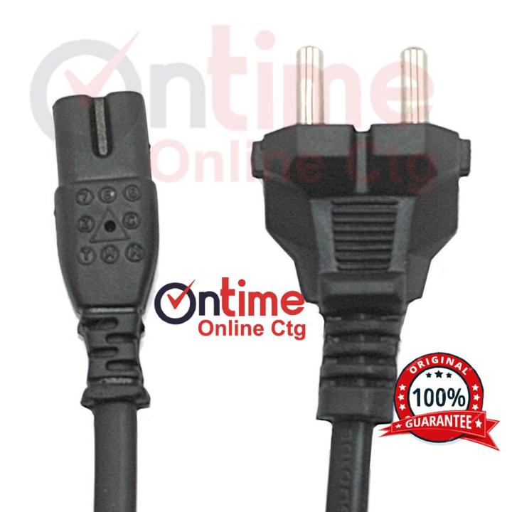 Mini 2 Pin Power Cable Cord For trimmer Shaver (Only for trimmers working on direct 230v Mains Power Supply) Compatible with Kemei , HTC, Gami