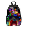 Space Werewolf Kill Schoolboy School Bag Kindergarten Cute Backpack Kids Cartoon Load Reduction Zipper Backpack Wholesale.