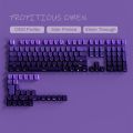 Gradient Purple Double Shot PBT Keycap OEM Profile Side Print RGB Backlit Keycap 135 Key for Cherry Gateron MX Switches Keyboard. 