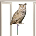 Acrylic bird repeller simulation owl reflective bird repeller. 