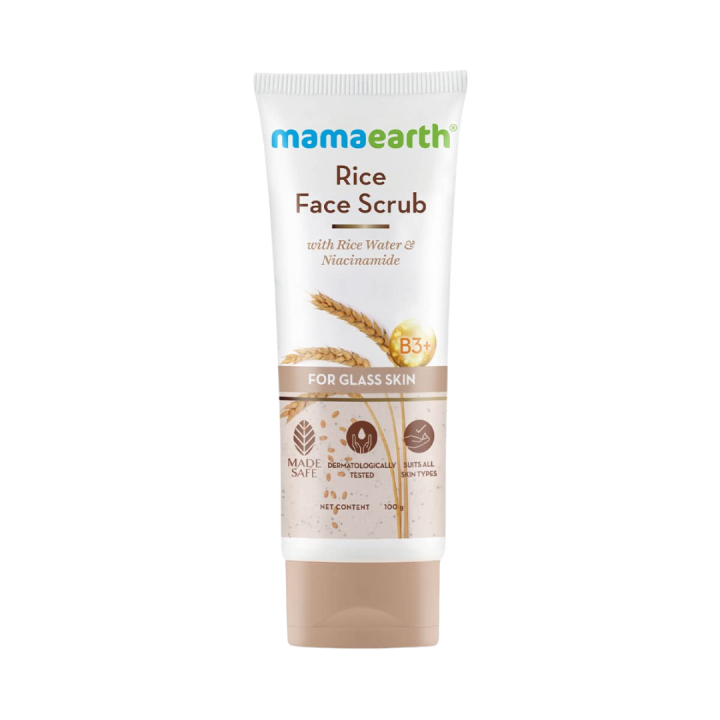 Mamaearth Rice Face Scrub - 100g