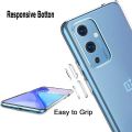 For oneplus 9 (1+ 9) Premium Silicone Case Crystal Clear Soft TPU Ultra-Thin Transparent Flexible Protective Mobile Phone Back Cover.