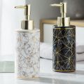 Bathroom Soap Dispenser Hand-Wash Refile Bottle. - Brush Holder. 