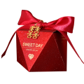 Glitter Candy Boxes Elegant -Shaped Wedding Gift Gift Boxes Sweet Boxes Red Party Favors for Wedding Birthday Party Event Favors Bridal Shower Party Souvenirs.