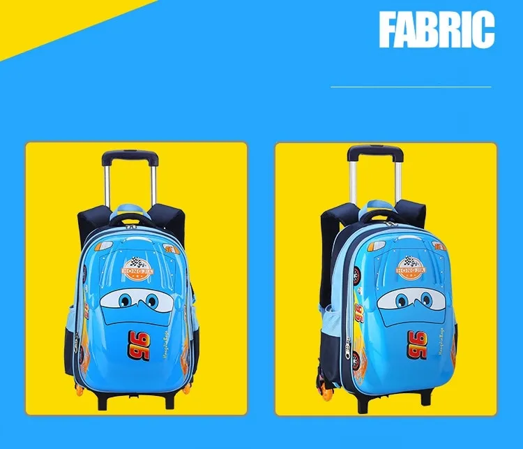 Satchel Rolling Backpack for Children Students Kids Wheeled