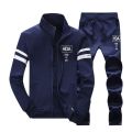 Blue Stylish Jacket With Pant for Man. 