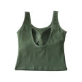 New One-Piece with Chest Pad U Backless Small Sling Women's Short Inner Wear Outer Wear Sexy Beauty Back Bottoming Vest. 
