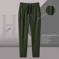 AH FASHION Solid Colour China Micro Stitch Fabric Trouser For Men. 