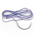 1 Pcs Synthetic Non-Absorbable Suture Blue Monofilament  – Medline 1-0 (3.5 Metric), 90cm | 1/2 Circle Round Body Needle – 30mm. 