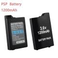 PSP 1-3 pcs 3.6V 1200mAh Lithium Battery Pack For Sony PSP2000 PSP3000 PSP-S360 PlayStation Portable Gamepad Rechargeable Cells.