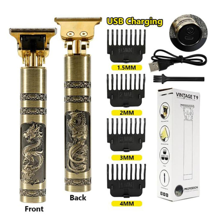 Vintage T9 trimmer Electric Professional Hair Clipper Hair Cutting Machine Trimmer for Men