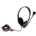 【happy one】Headset With Microphone Noise Cancelling Computer PC Headset Lightweight Headphones PC /Laptop/Mac/ School/Kids. 