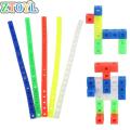 100pcs Mathematics Linking Cubes Numberblocks Interlocking Multilink Counting Blocks Kids Early Learning Educational Toy Gift.