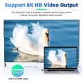 140W USB4.0 40Gbps Thunderbolt3 Magnetic Type-C OTG USB C To USB-C Fast Charge Magnet Converter Cable 8K@60Hz USB Type C Adapter. 