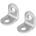 20 Pcs Stainless Steel L Bracket Corner Brace Joint Fastener L Shaped Corner Fastener Joints Bracket.