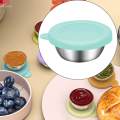 Stainless Steel Sauce Containers with Lids Salad Container for Travel Picnic.