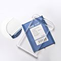 1 PCS Transparent Work Card Badge Holder Office Staff Employees ID Card Clear Pass Name Work Card Cover Case Sleeve with Lanyard.