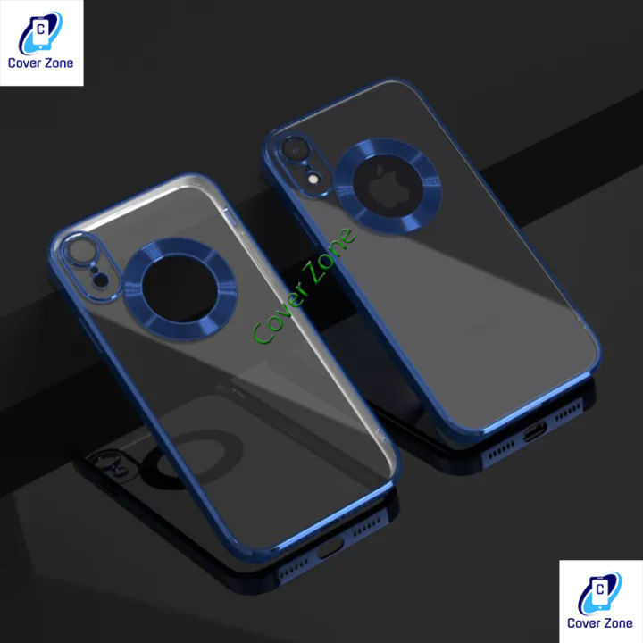 For Apple iPhone XR CD Case Electroplated Logo View Slim - Main Image