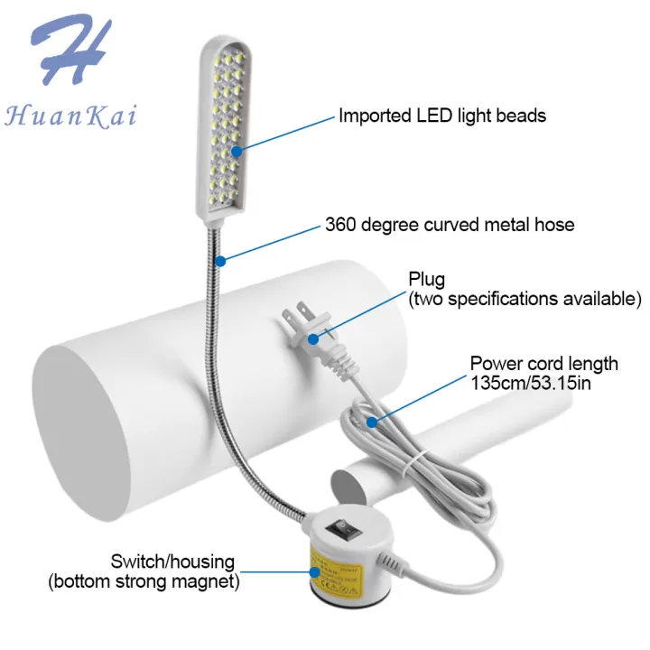 %E3%80%90Hot%20item%E3%80%91%20Huankai%2010/20/30%20LED%20Industrial%20Sewing%20Machine%20Lighting%20Lamp%20Clothing%20Machine%20Accessories%20Work%20Light%20360%C2%B0%20Flexible%20Gooseneck%20-%20Image%206