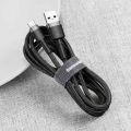 Baseus Cafule Cable Durable Nylon Braided Wire USB Type-C QC3.0 3A 3M black-grey. 