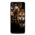 The Lion Case for Samsung Galaxy S24 S23 S22 S20 S21 FE Ultra S24 S23 S10 S10E S9 S8 Plus 5G Silicone Phone Cover Fundas Capas. 