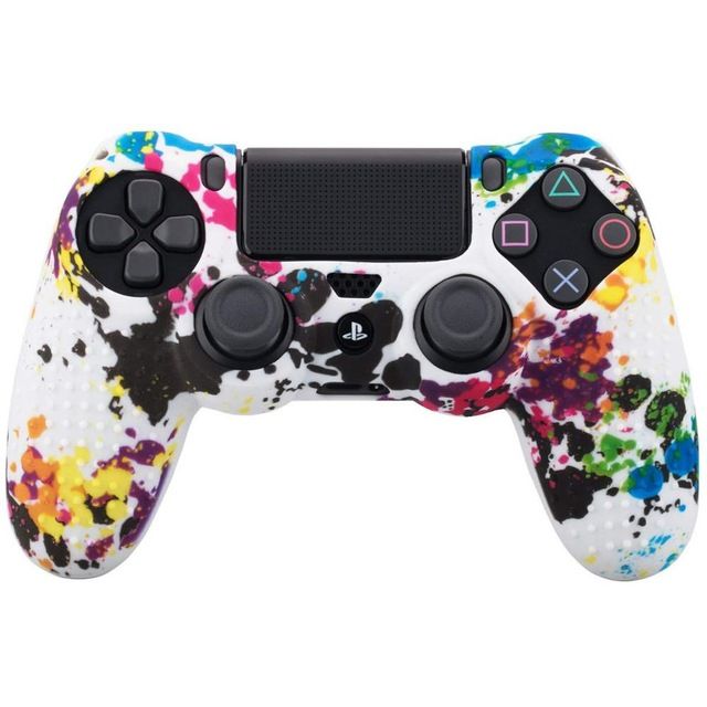 Case%20Graffiti%20Dots%20Silicone%20Rubber%20Skin%20for%20Sony%20PS4%20Slim/Pro%20Controller%20-%20Image%204