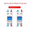 Din Rail Digital Single Phase Reset Zero Energy Meter White Energy Meter ABS Energy Meter KWh AC220V Electric Meter LCD Digital Energy Electric Meter.