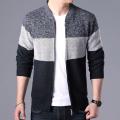 Autumn Winter Jacket Men Warm Cashmere Casual Wool Zipper Slim Fit Fleece Jacket Men Coat Dress Knitwear Male.