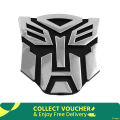 Car Sticker Transformer Chrome Finish 3D ABS Car Decal Car Sticker Vinyl Badge Logo Transformers Sticker For Car BD KITZ Car Charger. 
