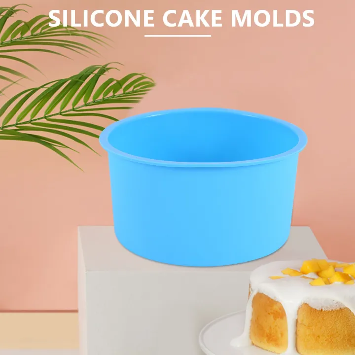 Silicone%20Mini%20Cake%20Molds%204%20Inch%20Round%20Baking%20Pan%20Non-Stick%20Silicone%20Baking%20Mold%20Bakeware%20Pan%20Reusable%20Blue,%20Set%20of%206%20-%20Image%202