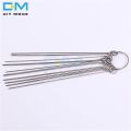 【Daily Necessities For Anyone Store】10 Kinds PCB Circuit Through Hole Needle Stainless Steel Set Desoldering Welding Tool 80mm 0.7-1.3mm. 