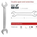CROWN Double Ring Offset Spanner Cr-V Industrial Series.