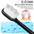 Microbristle Toothbrush in Poly Bag – Ultra-Soft Microfiber Bristle Toothbrush for Sensitive Teeth, Gums & Enamel | Gentle Soft Bristle Dentist-Recommended Toothbrush for Deep Cleaning & Plaque Removal. 