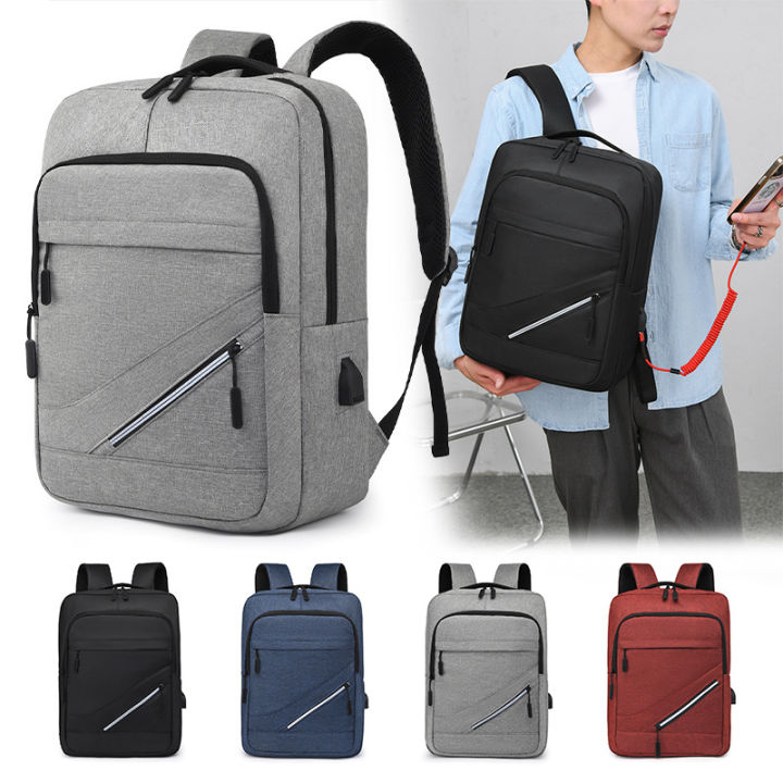 Printable logo 2023 new rechargeable business backpack 17 inch laptop backpack men's and women's casual bag